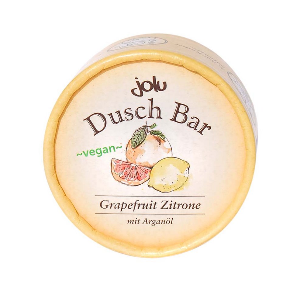 Jolu Feste Duschseife Dusch Bar - Grapefruit Zitrone 100g von Jolu