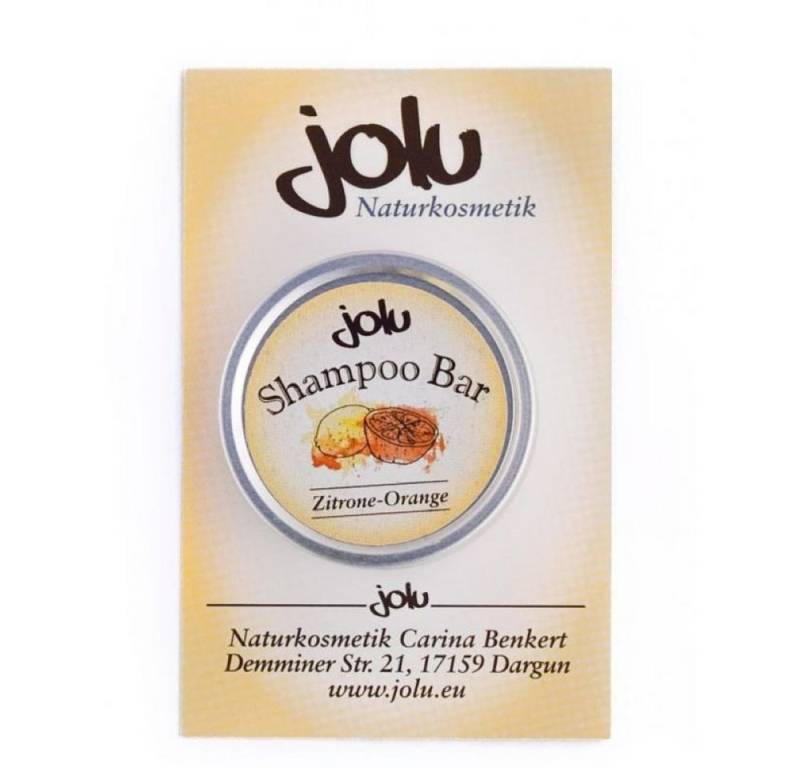 Jolu Festes Haarshampoo Shampoo Bar - Zitrone-Orange 10g von Jolu