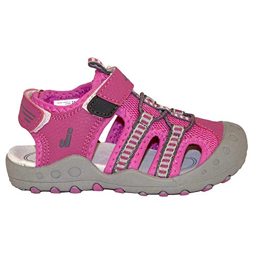 Joluvi Unisex Cross Sandalia Sportsandale, Fuchsia, Perlgrau, Einheitsgröße von Joluvi