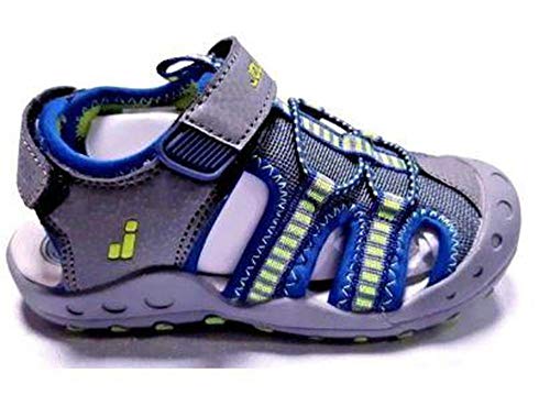 Joluvi Unisex Cross Sandalia Sportsandale, Grau, Perle, Limette, 32 EU von Joluvi