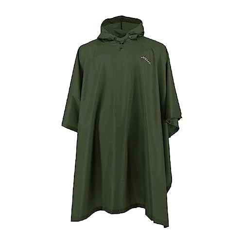 Joluvi Unisex Poncho Nylon Rip Regenmantel, olivgrün, One Size von Joluvi