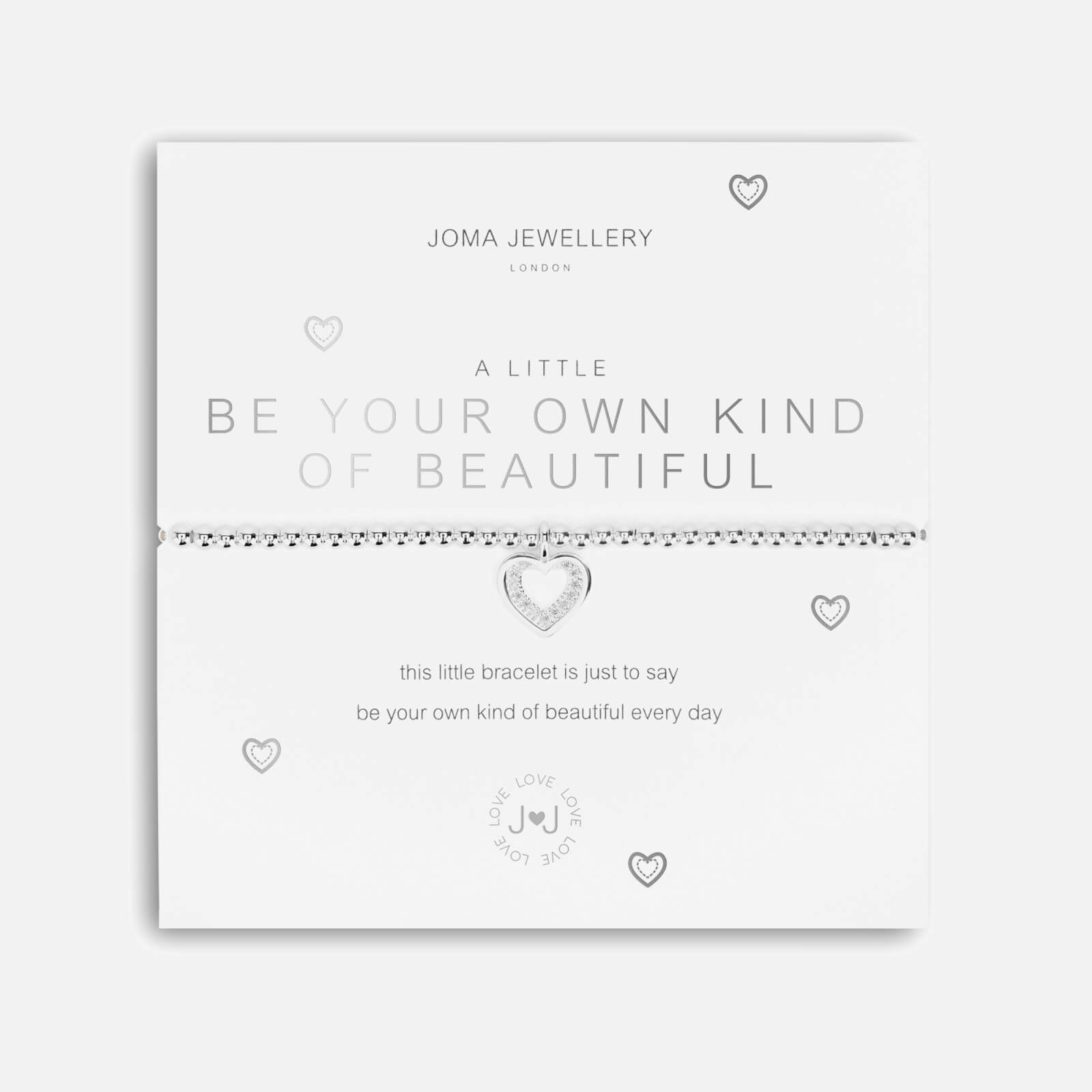 Joma Jewellery Women's A Little Be Your Own Kind Of Beautiful Bracelet - Silver von Joma Jewellery