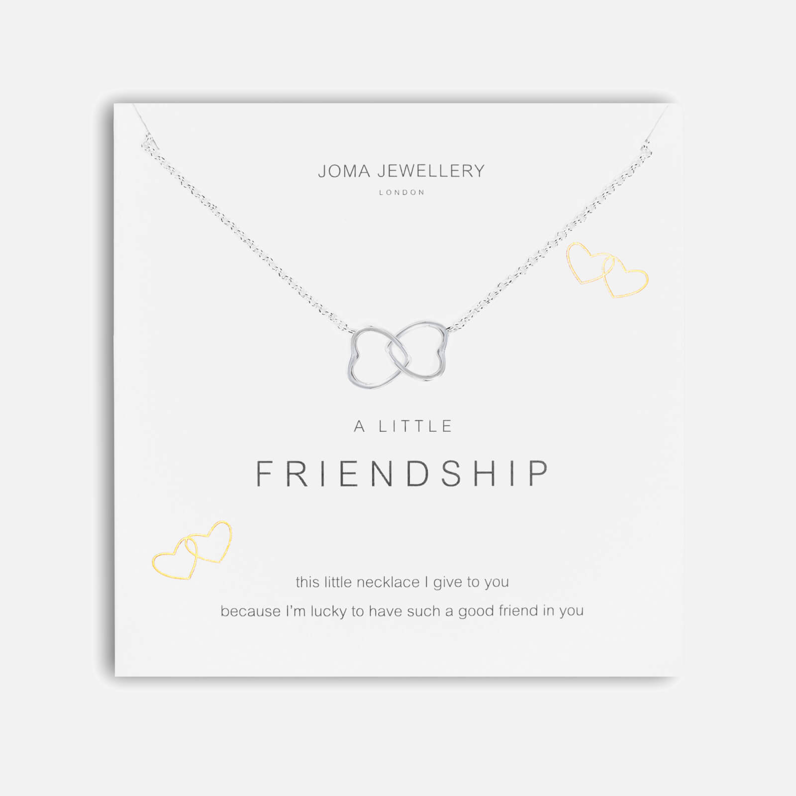 Joma Jewellery Women's A Little Friendship Necklace - Silver von Joma Jewellery