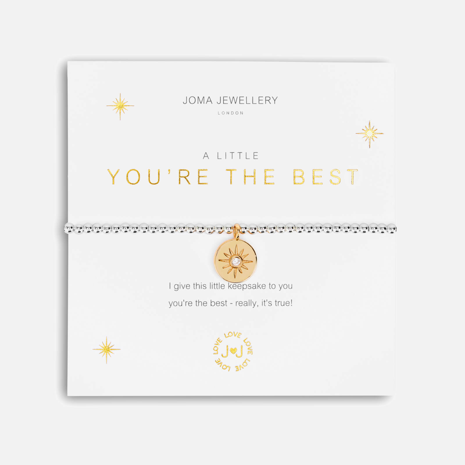 Joma Jewellery Women's You're The Best Bracelet - Silver von Joma Jewellery