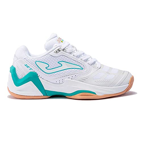 Joma Damen T.Set Lady 2302 weiß himmelblau Sneaker, Blanco Celeste, 41 EU von Joma