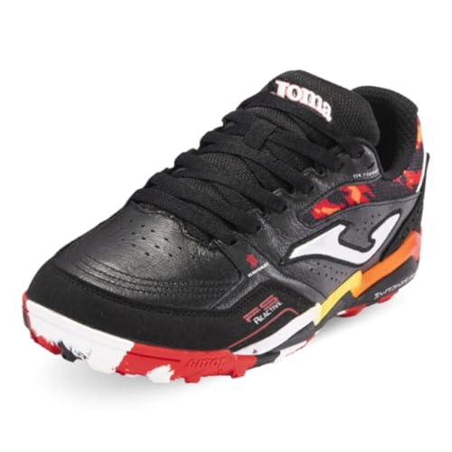 Joma Fußballschuhe FS Reactive 24 Turf Code FSW2401TF, Schwarz Rot Gelb, 41 EU von Joma