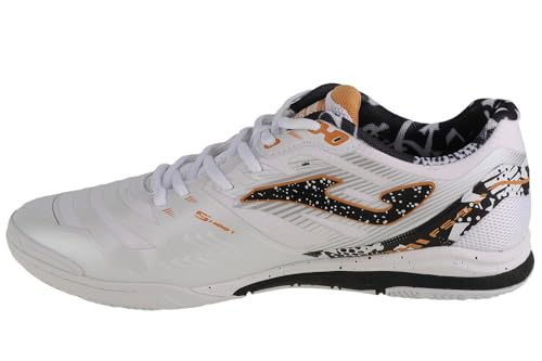 Joma Regate Rebound 2402 IN RRES2402IN, Herren, Hallenschuhe, White/Black/Gold, 43.5 EU von Joma