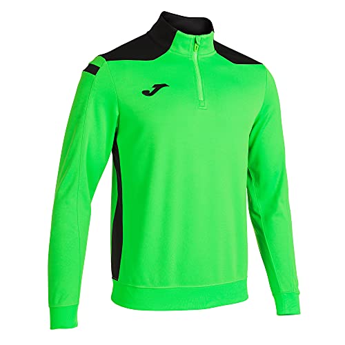 Joma Herren 101952.021.4XS Sweatshirt, Grün Fluor Schwarz, Normale Größe von Joma