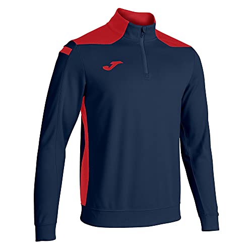 Joma Herren 101952.336.M Sweatshirt, Marineblau/Rot, Normale Größe von Joma