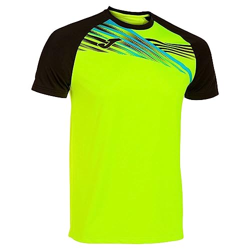 Joma Herren Elite X Tshirt, Neongelb/Schwarz, L von Joma