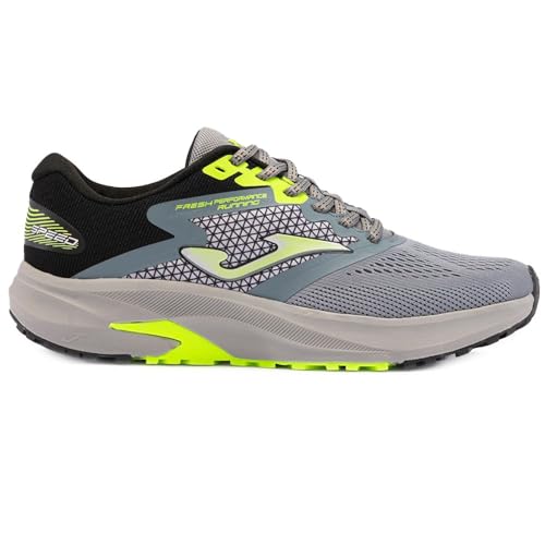 Joma Herren Speed 2431 Grau, Neongelb Sneaker, 40 EU von Joma