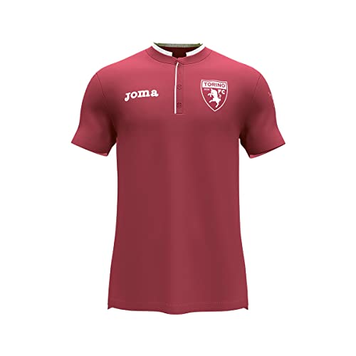 Joma Herren Torino FC Saison 2022/23 Kurzarm-Poloshirt für Spaziergänge T-Shirt, Burgunderrot, M von Joma