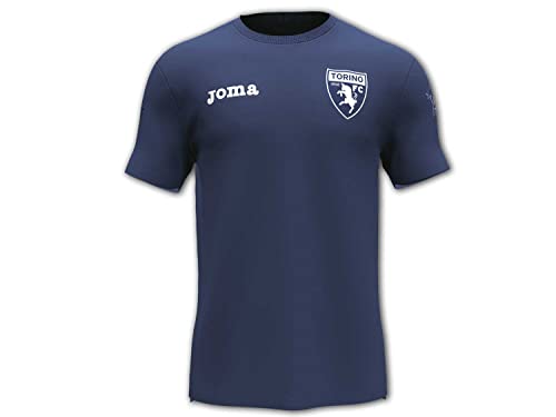 Joma Herren Torino FC Saison 2022/23-Kurzarm-T-Shirt für Spaziergänge Tshirt, Marineblau, XXL von Joma