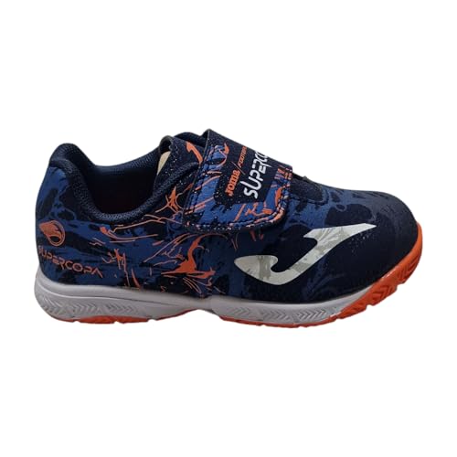 Joma Super Copa Jr 2403 IN SCJW2403INV, Boy Indoor Football Trainers, Navy, 27 EU von Joma