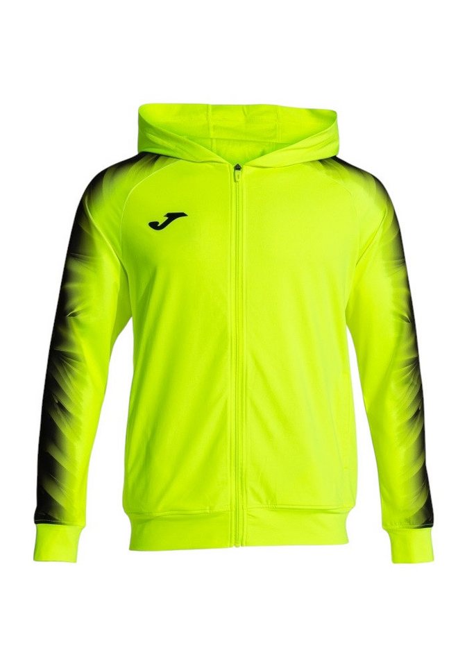 Joma Kapuzenpullover Kapuzenjacke Elite XI Full-Zip (Fleece-Futter) fluogelb/schwarz Herren von Joma