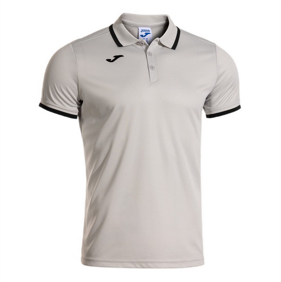 Joma Poloshirt Combi Premium (komfortable Passform, atmungsaktiv) grau Herren von Joma