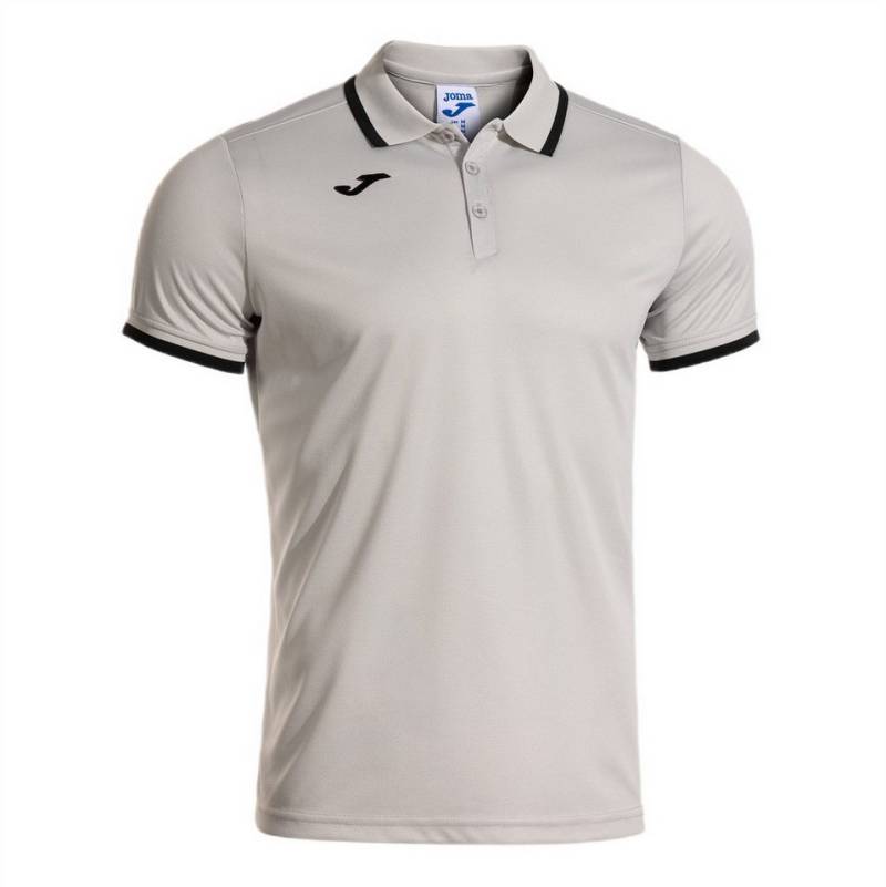 Joma Poloshirt Combi Premium (komfortable Passform, atmungsaktiv) grau Herren von Joma