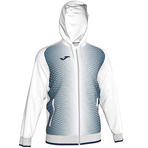 Joma Supernova Hooded Jacket 101285-102, Mens Sweatshirt, White, L EU von Joma