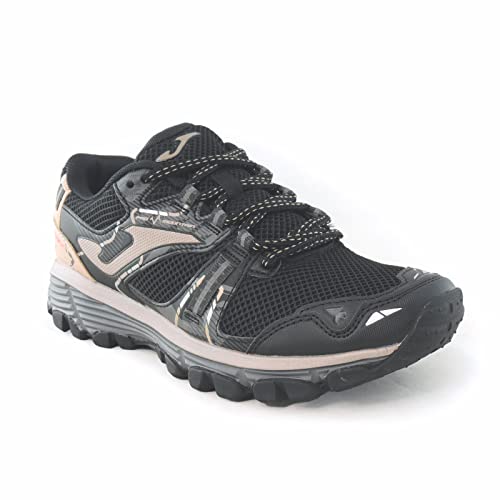 Joma TK.Shock Lady TKSHLS2301, Trail-Laufschuhe für Damen, Schwarz/Gold, Schwarz , 38 EU von Joma