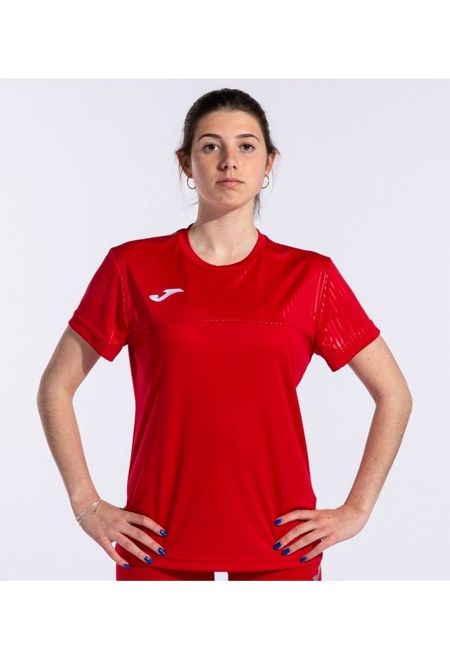Joma Tennisshirt Montreal (100% Polyester) rot Damen von Joma