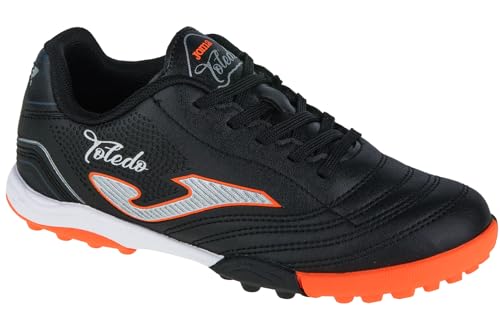 Joma Toledo Jr 2401 TF TOJS2401TF, für Jungen, Turfschuhe, Black/Silver/Orange, 32 EU von Joma