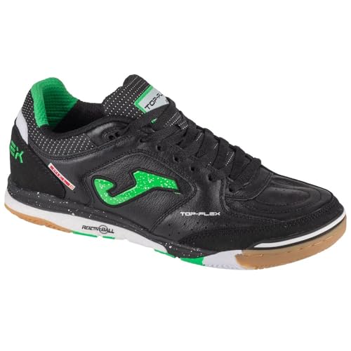 Joma Top Flex Rebound 2401 IN TORW2401IN, Herren, Hallenschuhe, Black/Green, 41 EU von Joma