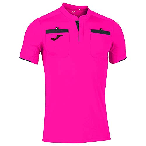 Joma Unisex Kurzarm Referee Rosa Flor Fluor t-Shirt, XXXL von Joma