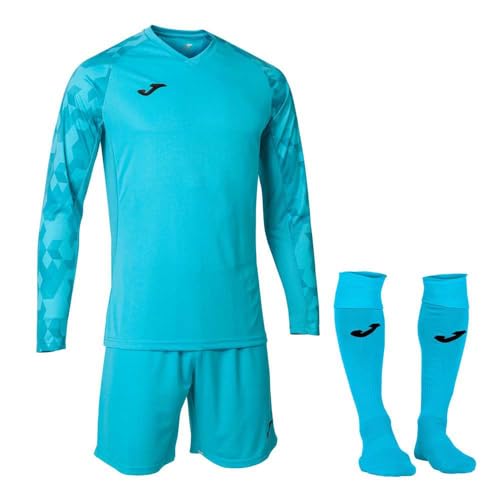 Joma Unisex Set Zamora Vii Türkis Fluor Ausrüstung, XXS von Joma