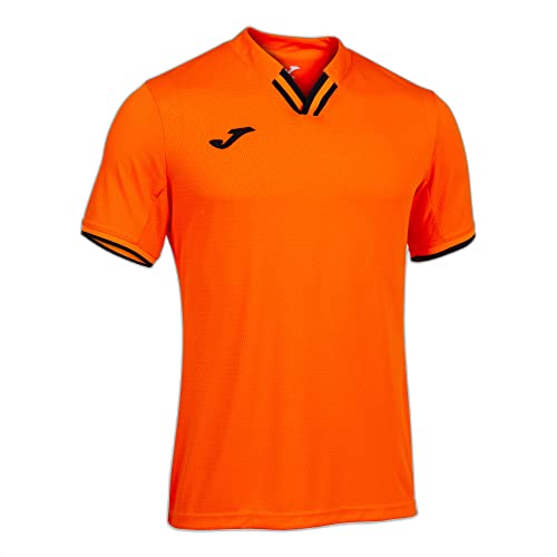Joma Unisex Toletum Iv Kurzarm Orange Schwarz t-Shirt, M von Joma