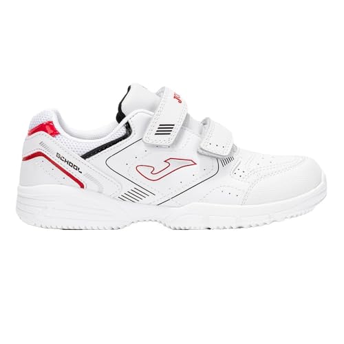Joma W.School Jr 2506 Blanco Rojo Sneaker, Weiß und Rot, 40 EU von Joma