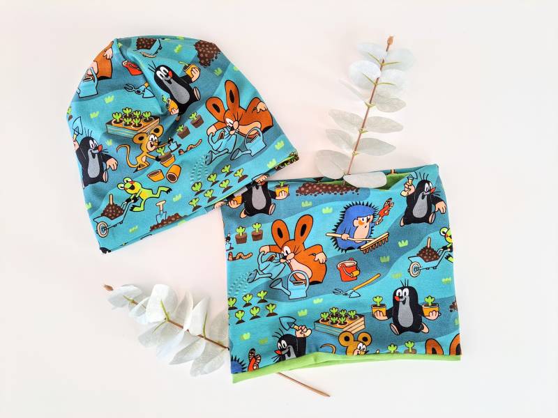 Beanie, Loopschal Der Kleine Maulwurf von JomaLuna