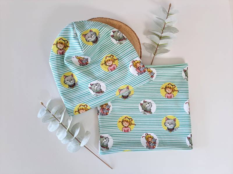 Beanie, Mütze, Loopschal, Meine Freundin Conni von JomaLuna