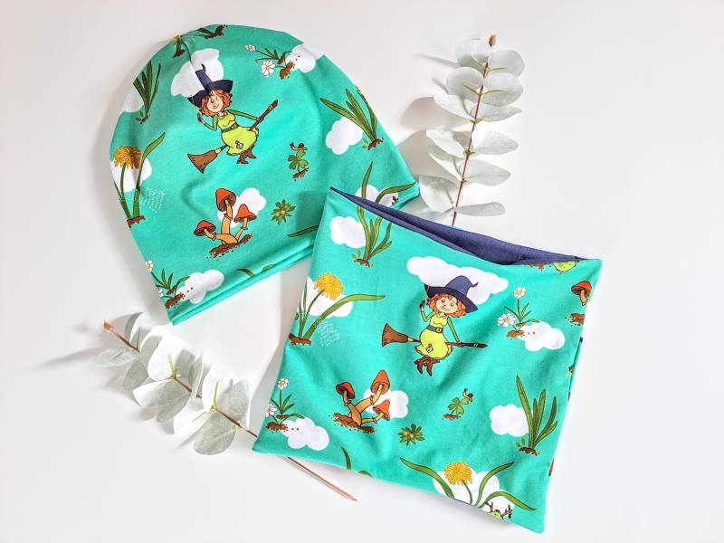 Beanie, Mütze, Loopschal Petronella Apfelmus von JomaLuna