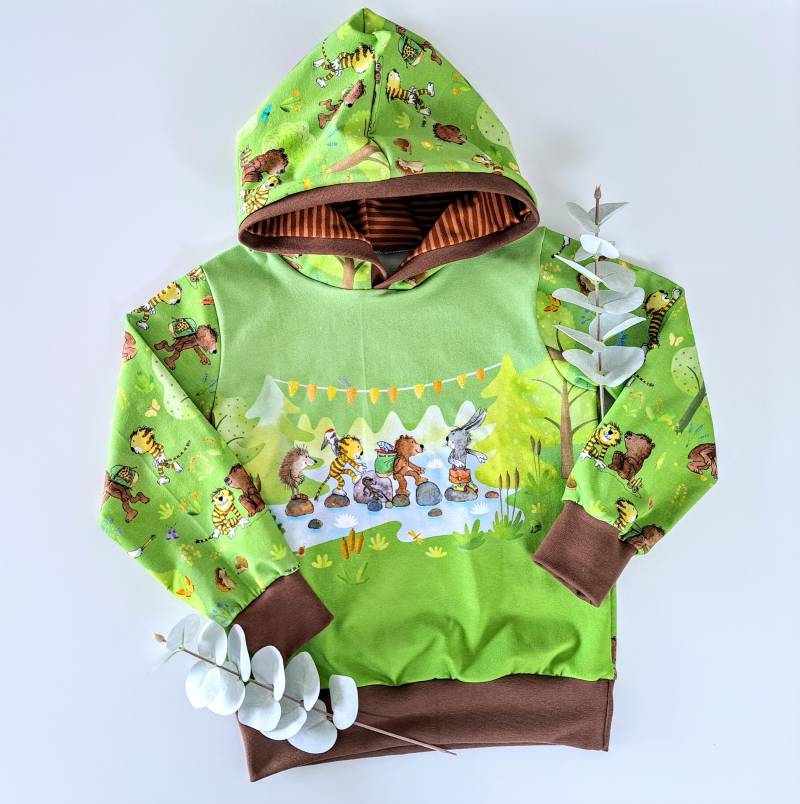 Letzter Hoodie, 98/104 Kapuzenpullover, Janosch, Tigerente, Pullover, Kinder von JomaLuna