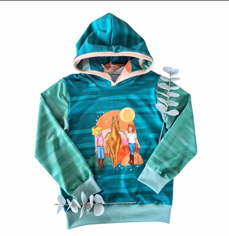 Hoodie, Kapuzenpullover, Kindershirt, Bibi Und Tina, Pferdepullover von JomaLuna