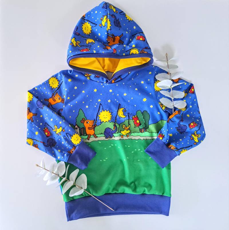 Hoodie, Kapuzenpullover Sendung Mit Der Maus, Kinderpullover, Laterne von JomaLuna
