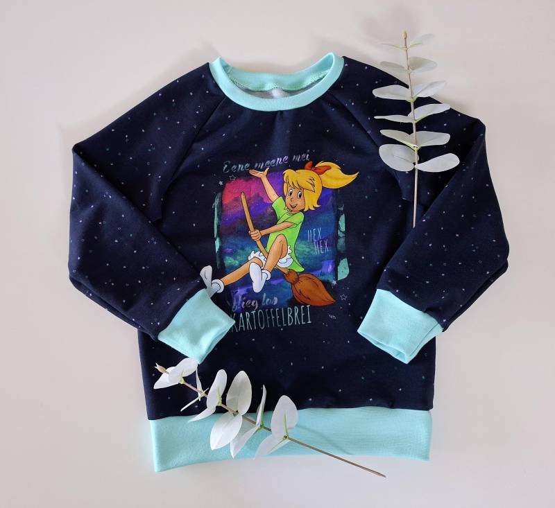 Raglanshirt, Langarmshirt, Bibi Blocksberg, Kindershirt von JomaLuna