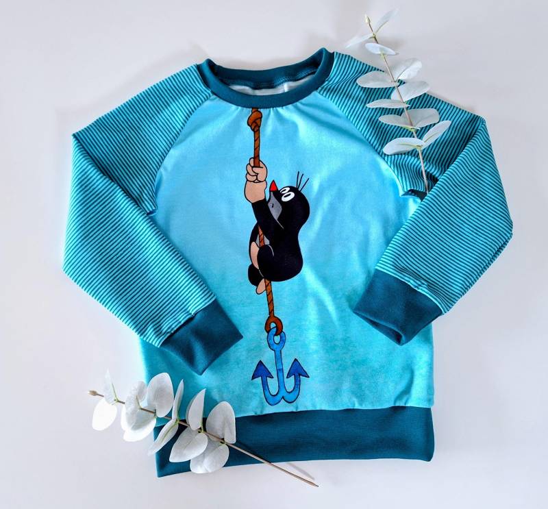 Raglanshirt, Langarmshirt, Der Kleine Maulwurf , Kindershirt von JomaLuna
