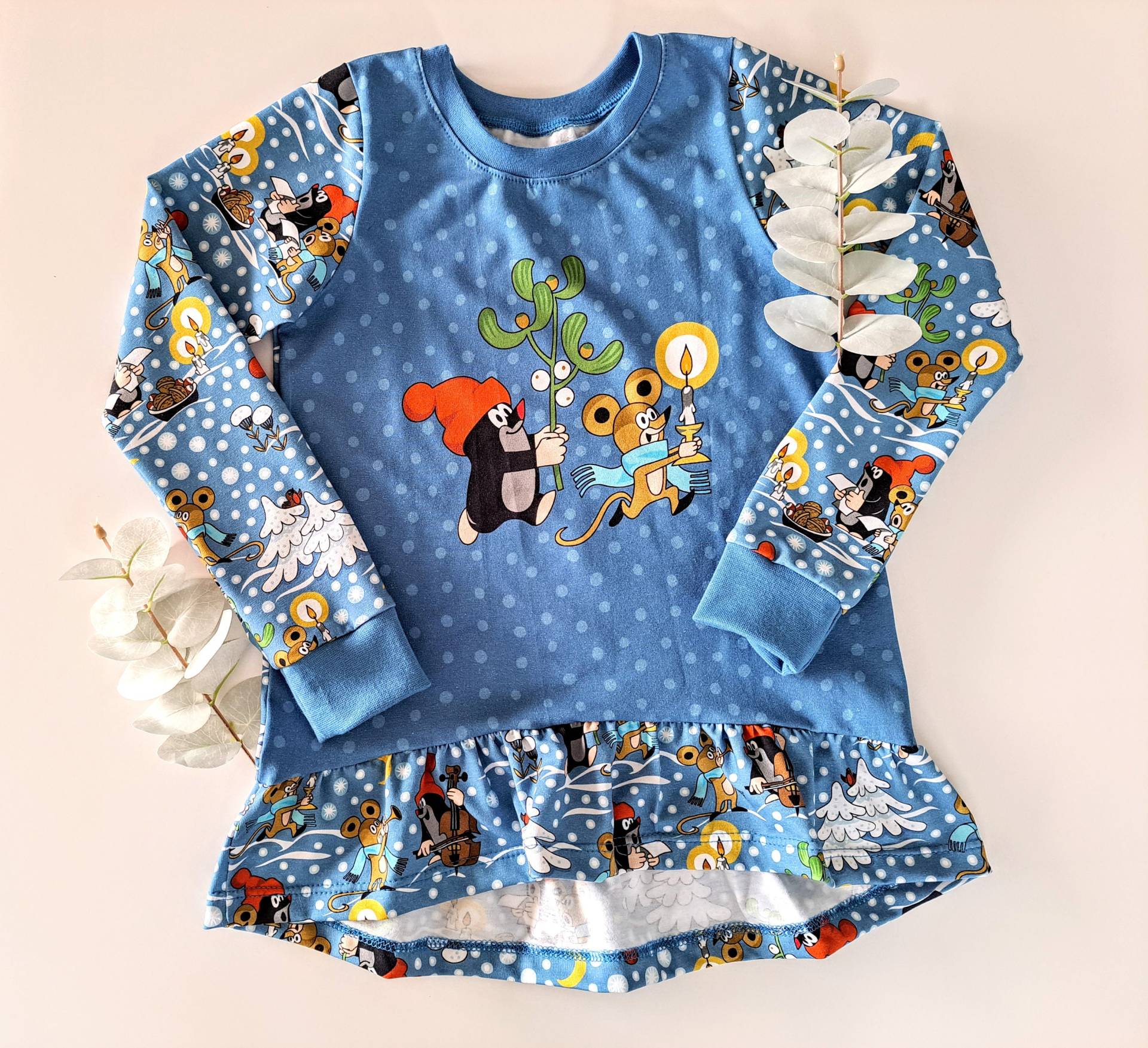 Tunik, Pullover, Der Kleine Maulwurf, Weihnachten von JomaLuna