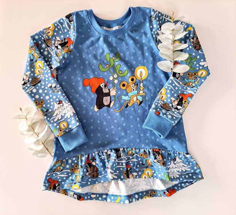Tunik, Pullover, Der Kleine Maulwurf, Weihnachten von JomaLuna