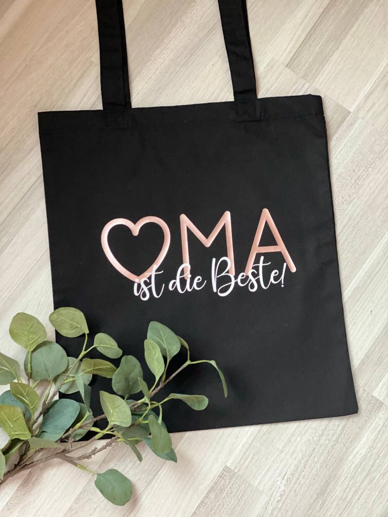 Einkaufsbeutel Oma | Baumwolltasche Ist Die Beste Muttertag Geschenk Für Stofftasche Jomarodesign von JomaroDesign