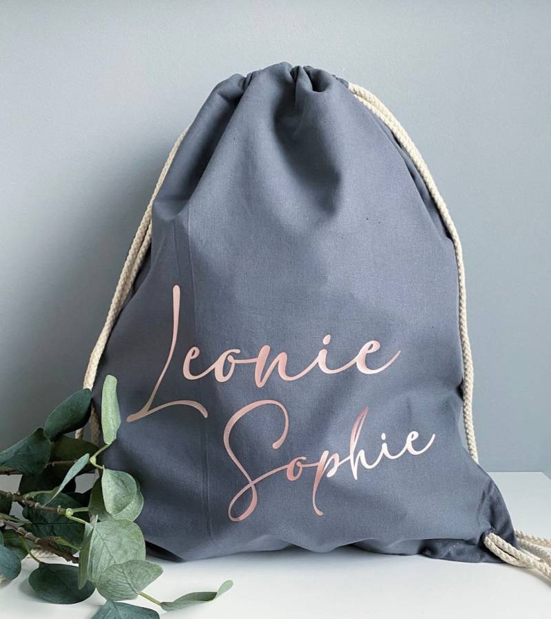 Turnbeutel Mit Namen Personalisiert | Kinder Für Die Schule Jga Personalisierter Jomarodesign von JomaroDesign