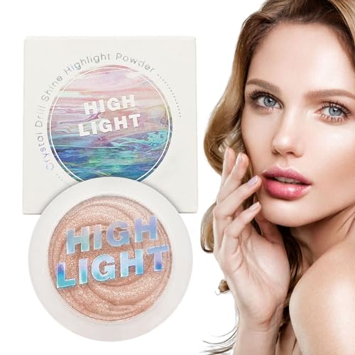 Highlighter für das Gesicht, Rouge, Rouge und Gesichtspuder | seidige Textur, langanhaltend, tägliches und schimmerndes Make-up für Frauen Jomewory von Jomewory