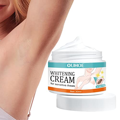 Jomewory Achselweiß-Creme für Frauen - Achselcreme mit natürlicher Formel Instant Results Underarm Whitening Cream für Achseln, Ellbogen, Brust, Knie und Intimbereich, 1 OZ von Jomewory