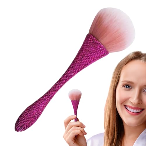 Jomewory Gesichts-Make-up-Pinsel – Universeller Reise-Pinsel, Puder-Foundation-Pinsel mit weichen Borsten, flexibles Gesichts-Make-up-Werkzeug für Damen, Mädchen, Teenager von Jomewory