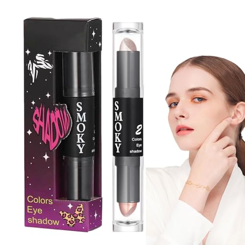 Make-up mit Konturenstift – Aufhellender Make-up-Stick für das Gesicht, 2 Farben, Make-up-Stick mit doppelter Creme, multifunktional, für Frauen, Konturenstift für Make-up Jomewory von Jomewory