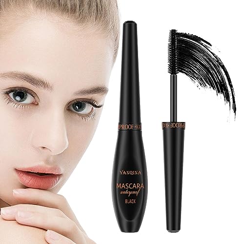 Mascara für Wimpernverlängerung – Mascara schwarz Verdickung Volumen und Länge – wasserdichte Mascara, fleckenresistent, falsche Wimpern, verdickt für Frauen und Mädchen Jomewory von Jomewory