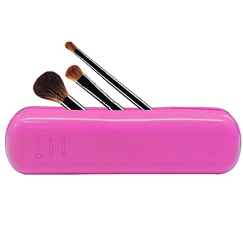 Reiseetui aus Silikon für Make-up-Pinsel, Kulturbeutel, Reiseformat mit Magnetverschluss – Kosmetiktasche aus Silikon für Frauen, Reise-Essentials Jomewory, Groß Rot, 1 von Jomewory