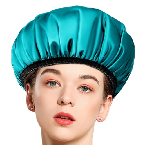 Wiederverwendbare Duschhaube – verstellbare Haar-Duschhaube, elastischer Bade-Duschhut, Haarschutz, Haarkappe für Damen mit langem Haar Jomewory von Jomewory