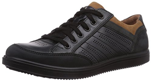 Jomos Herren 1928 Sneakers, Mehrfarbig (schwarz/Shark 155-0055) von Jomos